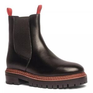 Anthony Veer Olivia Black Leather Chelsea Boots